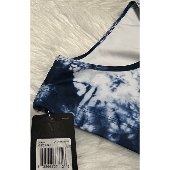 NEW Jordan Jumpman Printed Sports Bra Teen Girls Blue Tie Dye Size XL 13-15 yrs - Picture 7 of 7